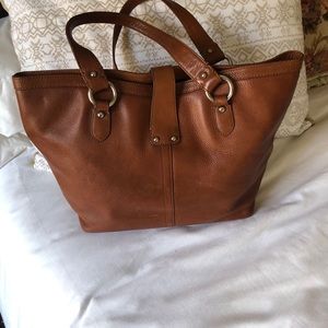 BANANA REPUBLIC British Tan Leather bag